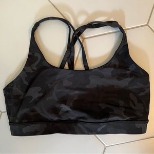 Lululemon Sports Bra Camo Black 6